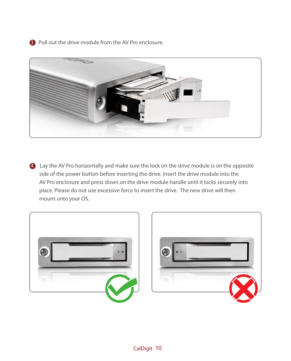 CalDigit AV Pro USB 3 Only User Manual | Page 10 / 21