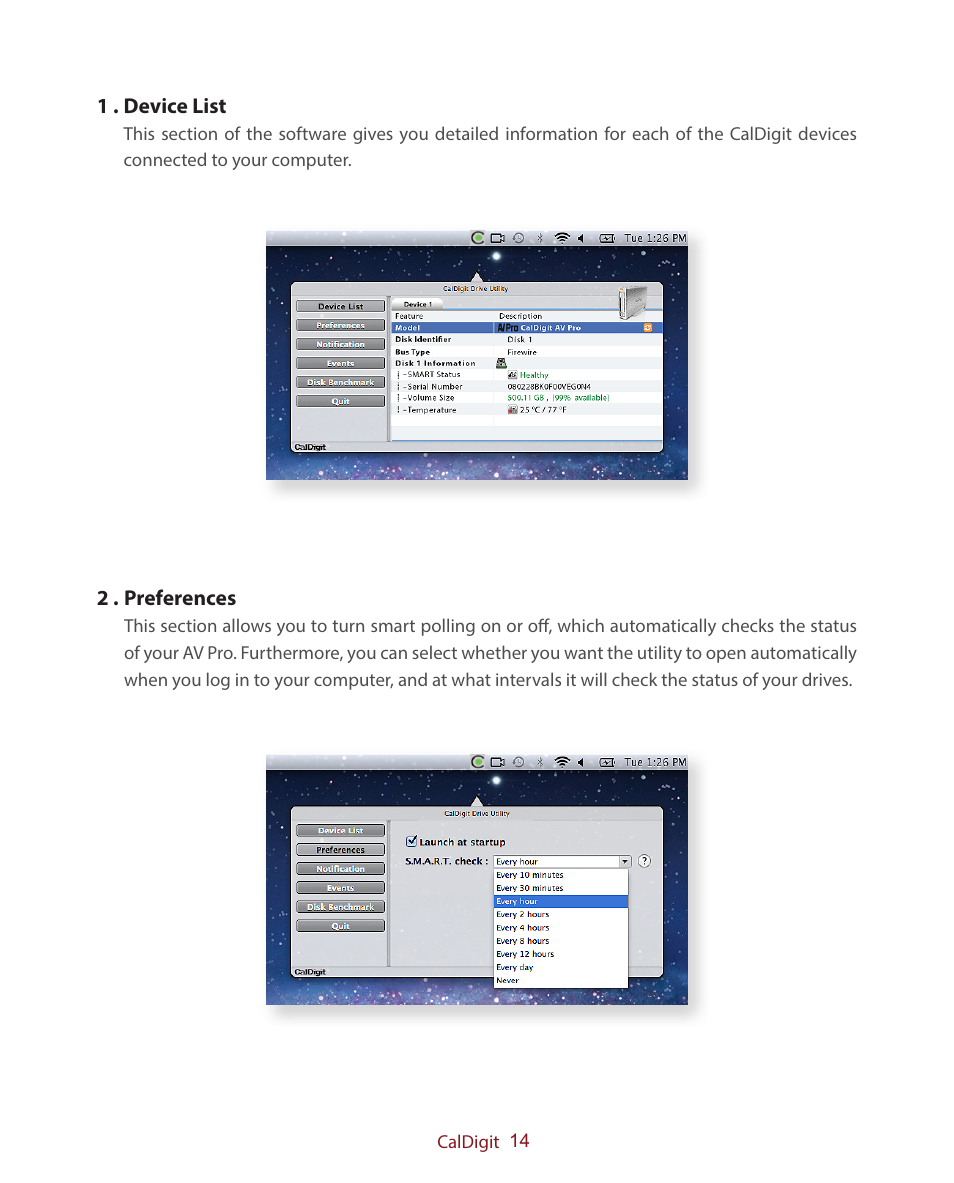 CalDigit AV Pro USB 3 Only User Manual | Page 14 / 21
