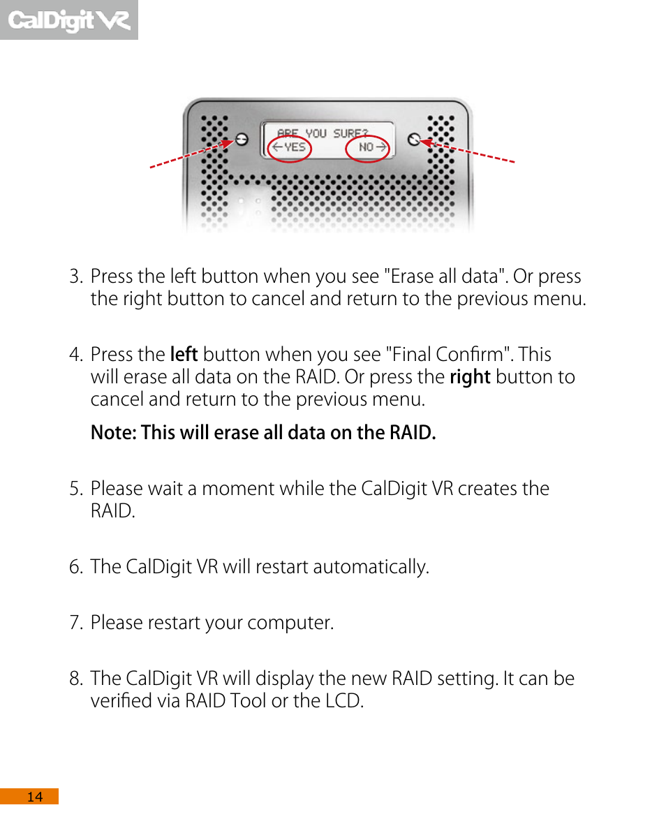 CalDigit VR User Manual | Page 14 / 20