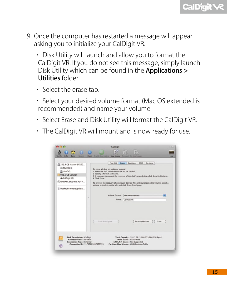 CalDigit VR User Manual | Page 15 / 20