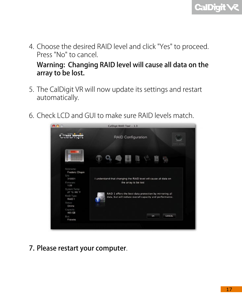 CalDigit VR User Manual | Page 17 / 20