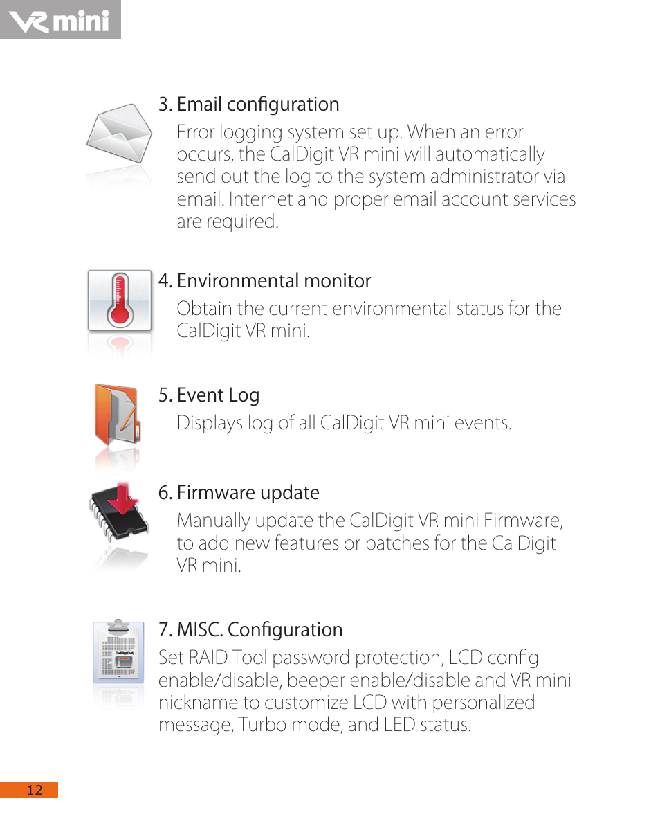 CalDigit VR mini User Manual | Page 12 / 21