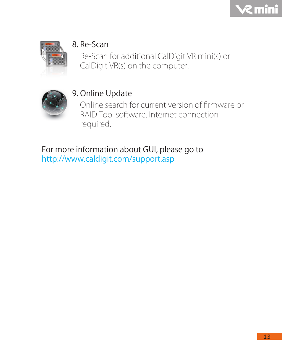 CalDigit VR mini User Manual | Page 13 / 21