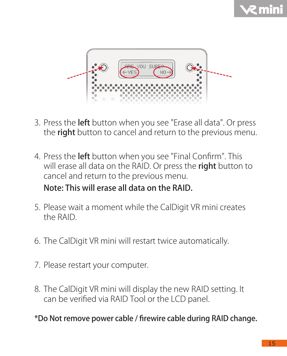 CalDigit VR mini User Manual | Page 15 / 21