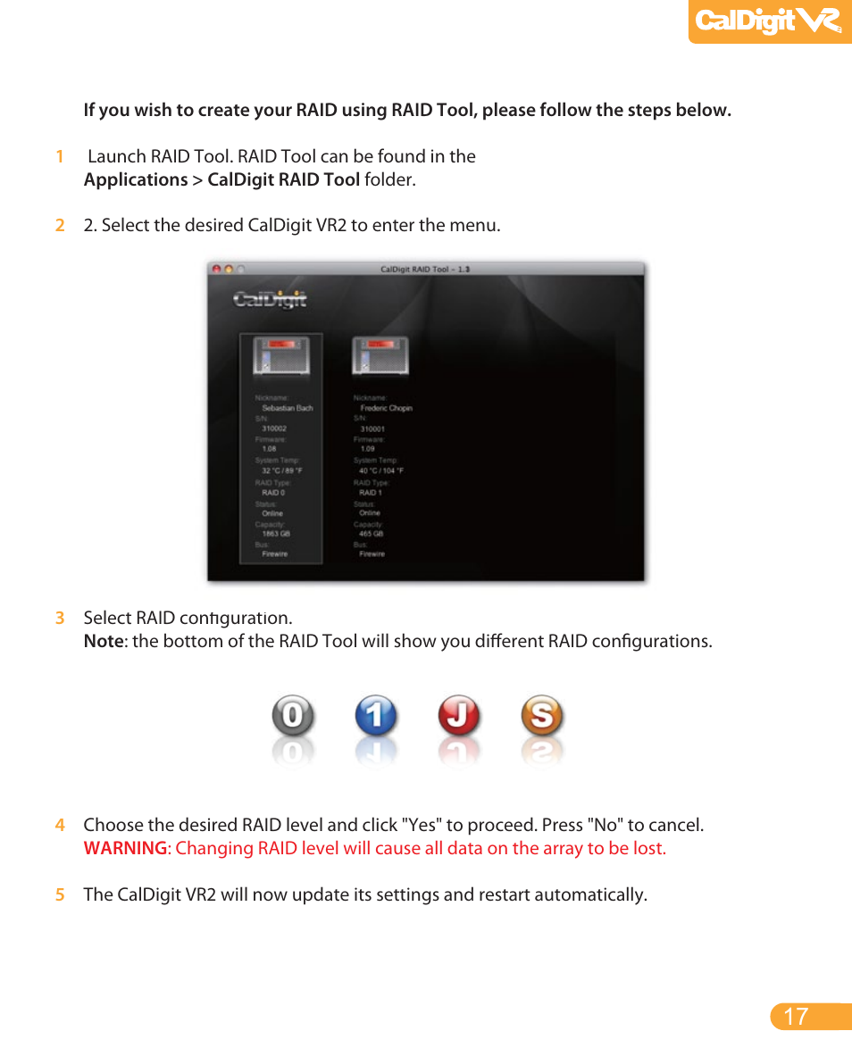 CalDigit VR2 User Manual | Page 17 / 21