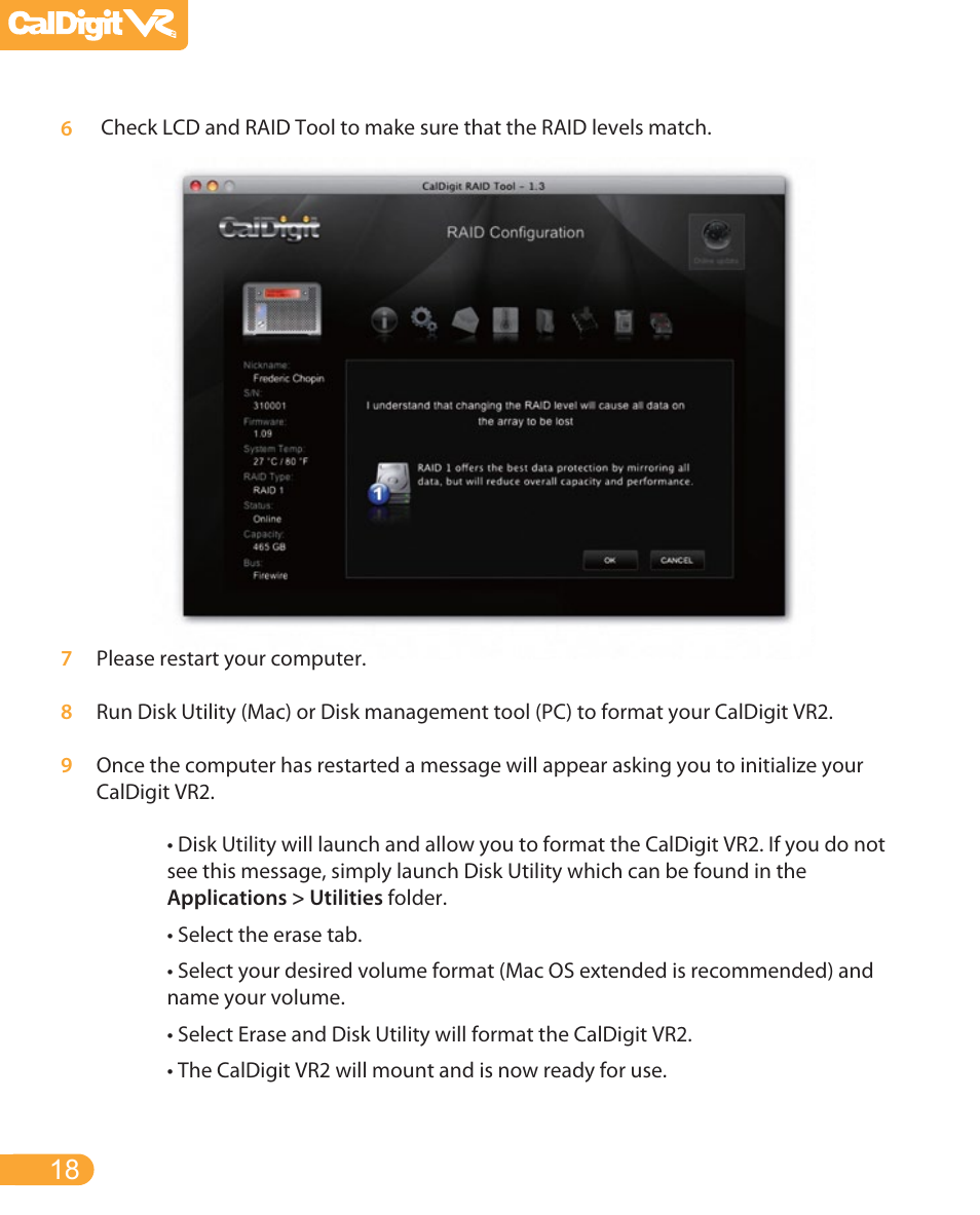 CalDigit VR2 User Manual | Page 18 / 21