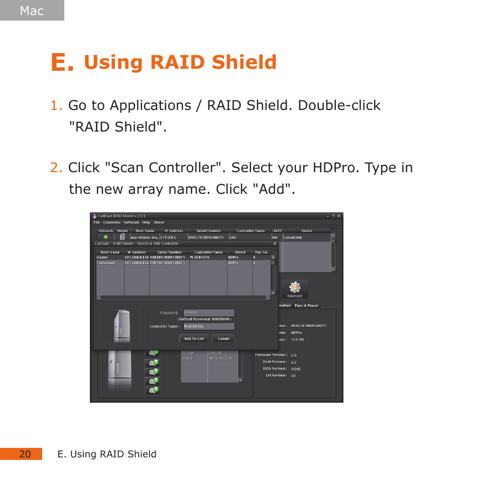 Using raid shield | CalDigit HDPro User Manual | Page 20 / 40