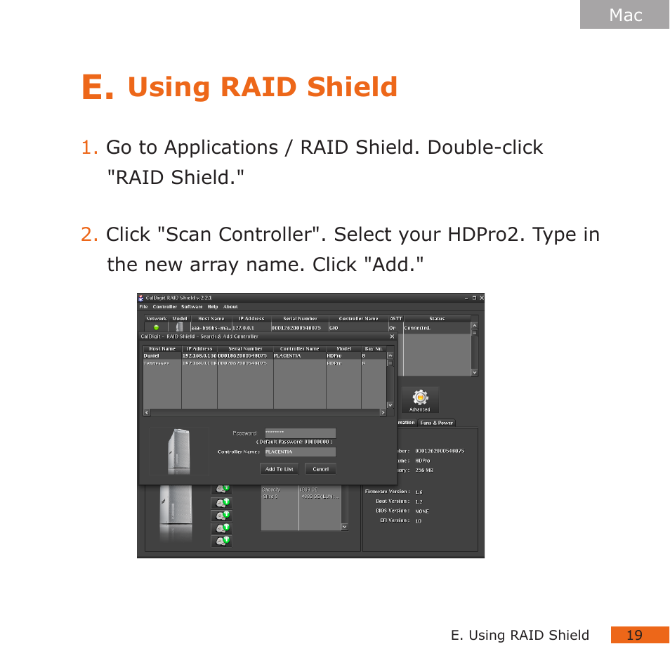 Using raid shield | CalDigit HDPro2 User Manual | Page 19 / 38