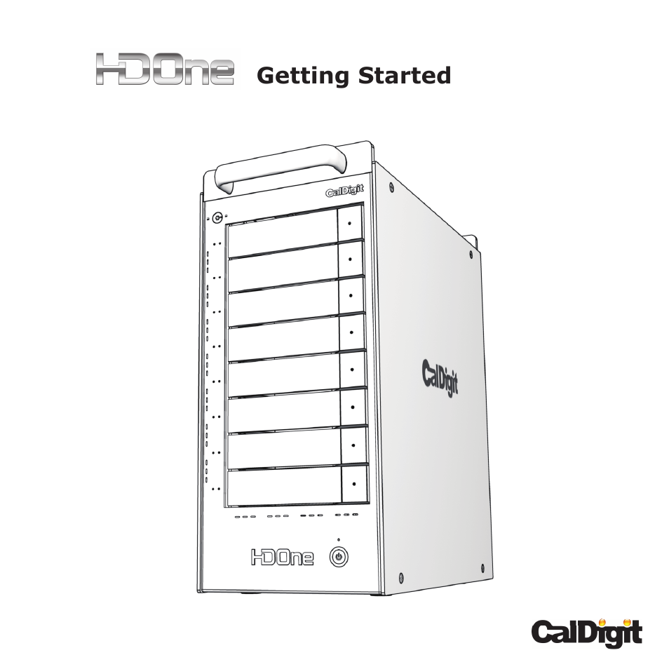 CalDigit HDOne User Manual | 36 pages