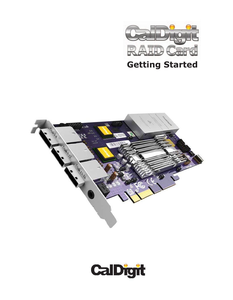 CalDigit RAID Card User Manual | 59 pages
