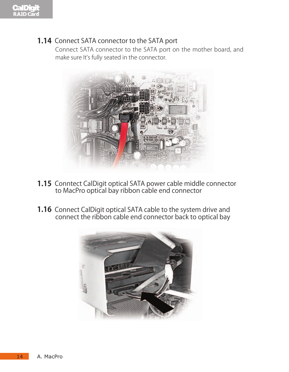 CalDigit RAID Card User Manual | Page 14 / 59
