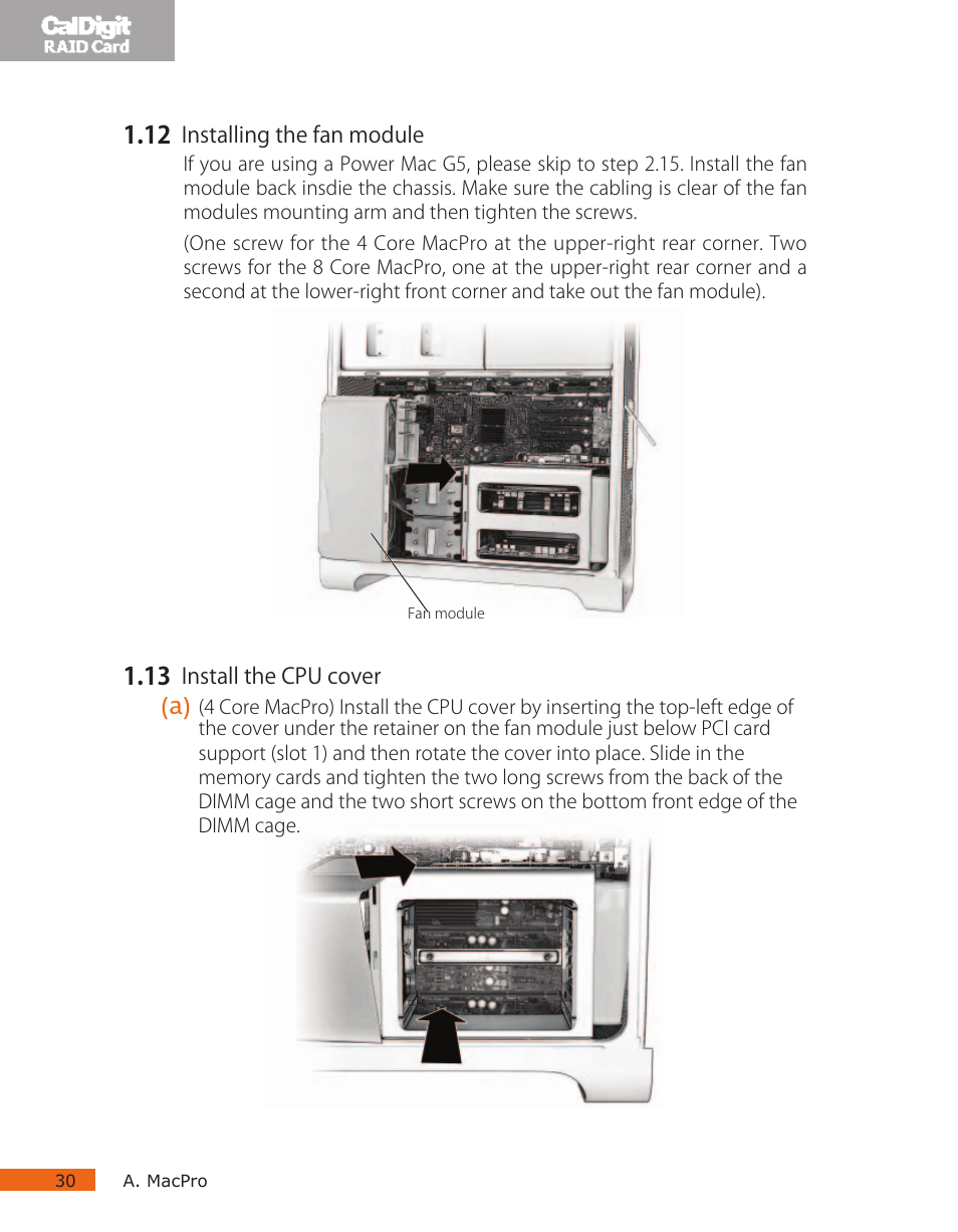 CalDigit RAID Card User Manual | Page 30 / 59