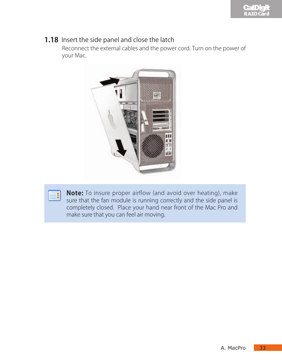 CalDigit RAID Card User Manual | Page 33 / 59
