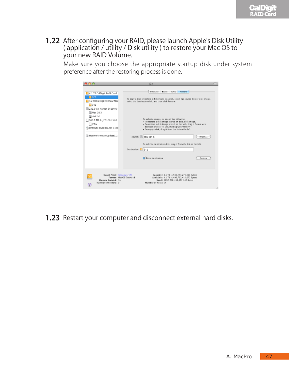 CalDigit RAID Card User Manual | Page 47 / 59