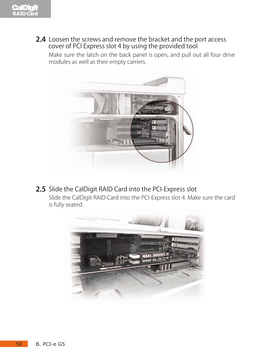 CalDigit RAID Card User Manual | Page 50 / 59