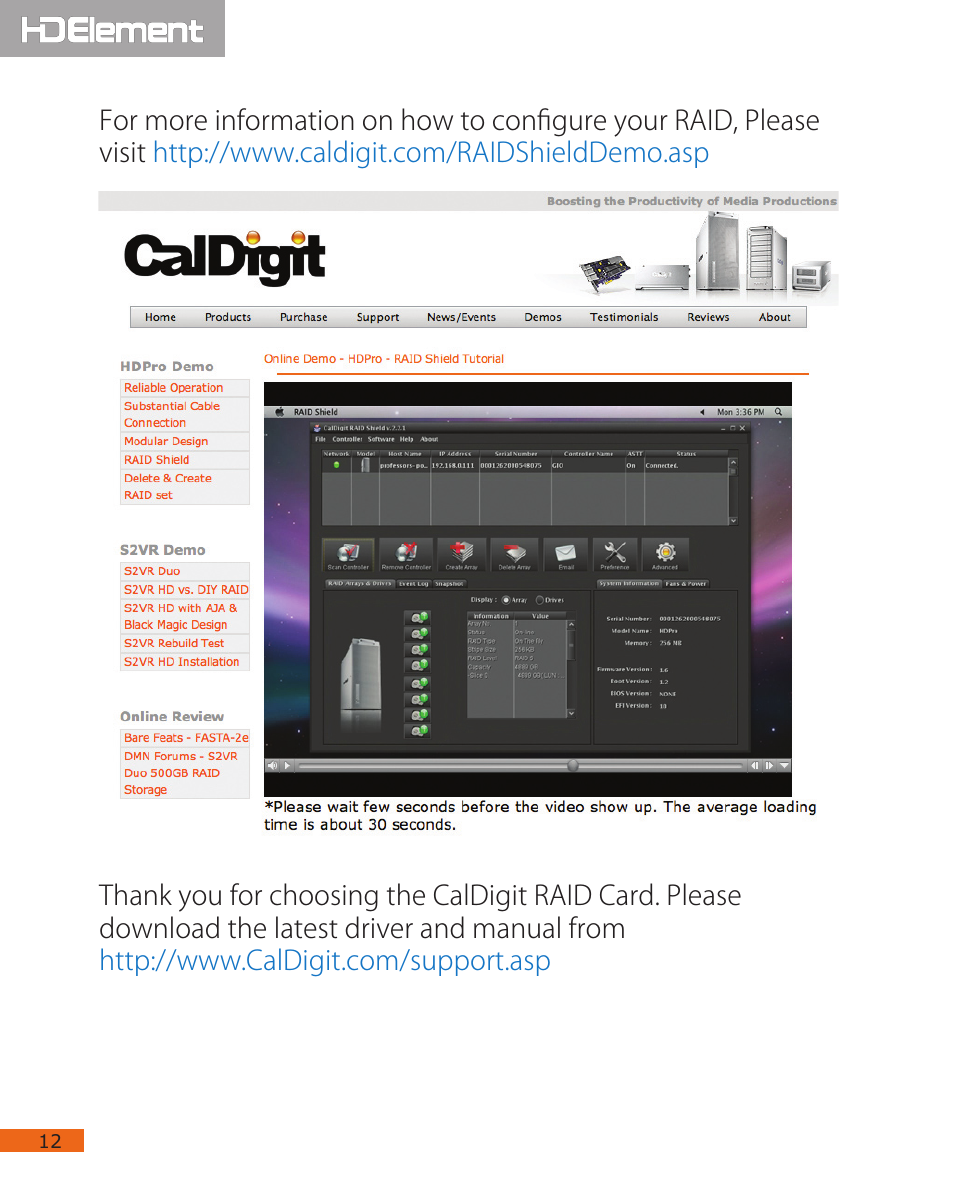 CalDigit HDElement User Manual | Page 12 / 14