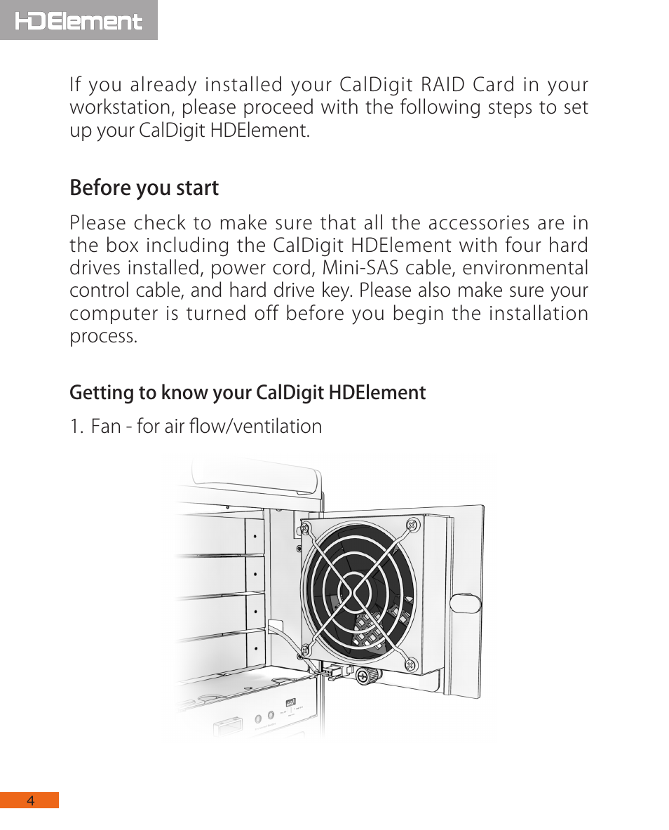 CalDigit HDElement User Manual | Page 4 / 14