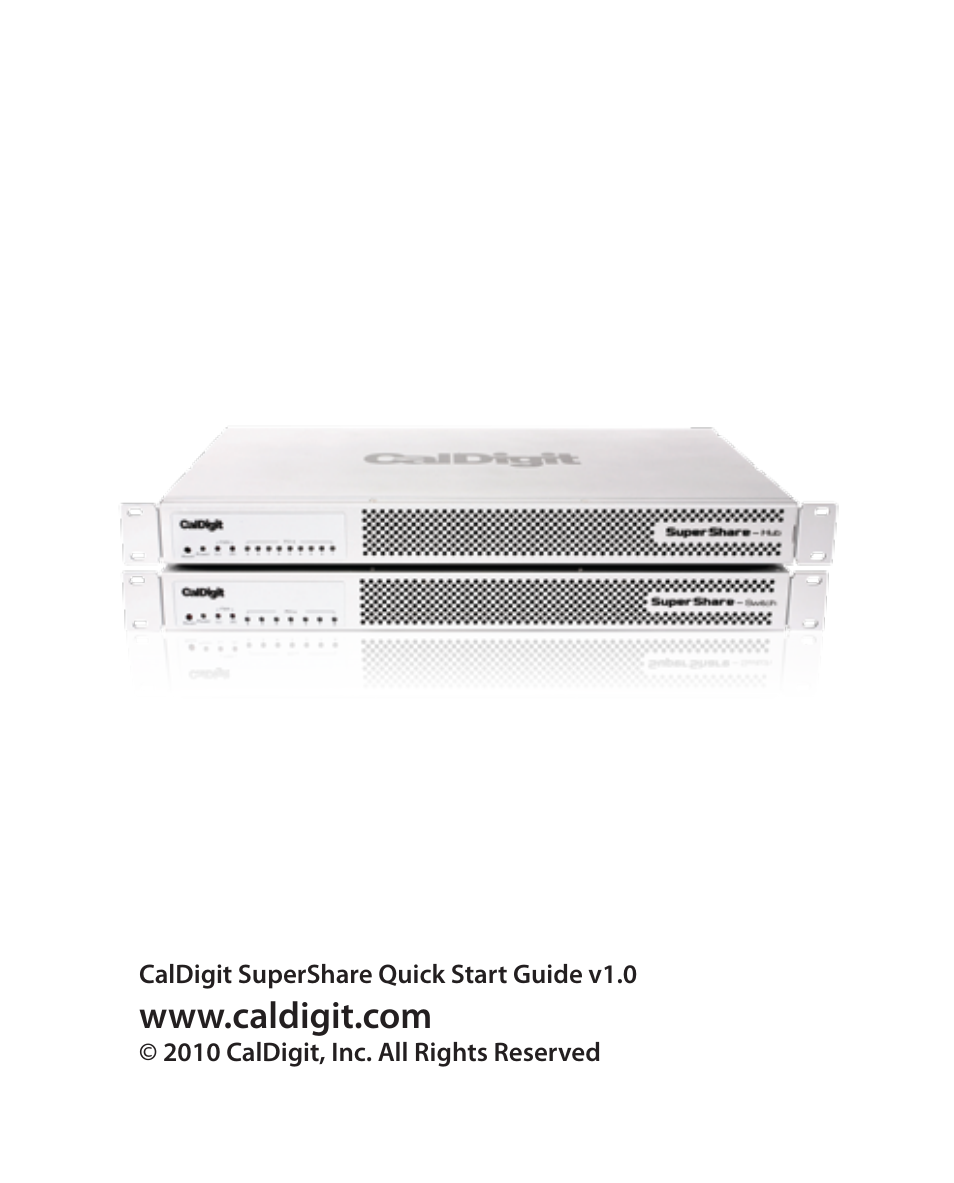 CalDigit SuperShare User Manual | Page 13 / 13