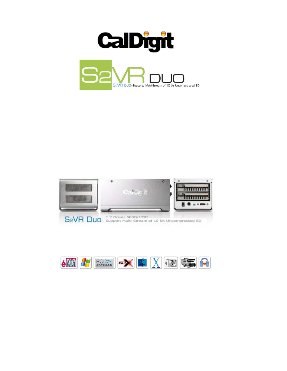 CalDigit S2VR Duo Manual User Manual | 26 pages