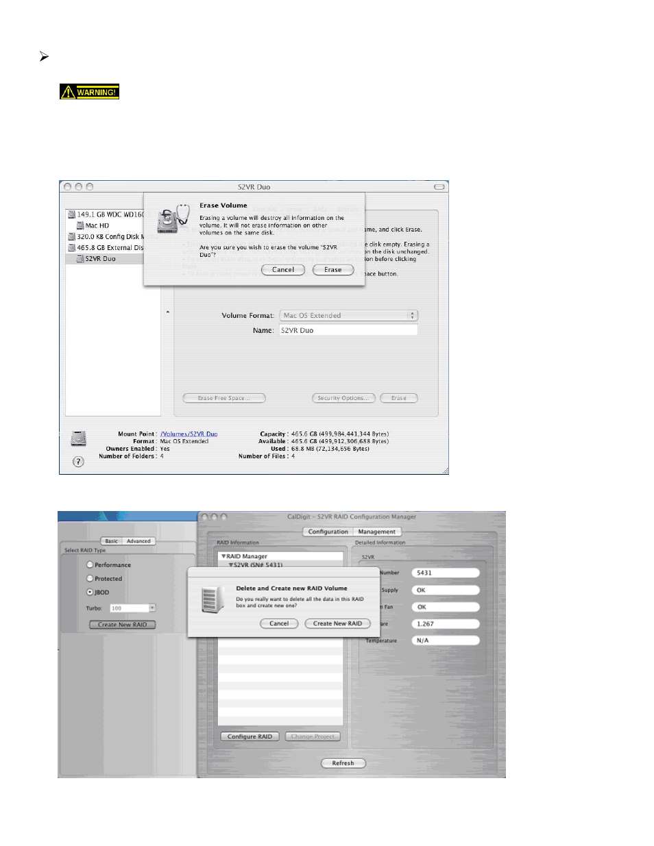 Jbod mode | CalDigit S2VR Duo Manual User Manual | Page 15 / 26