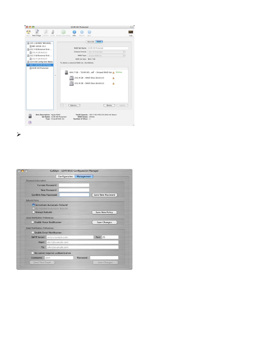 Protected mode, rebuild information | CalDigit S2VR HD Manual User Manual | Page 26 / 29