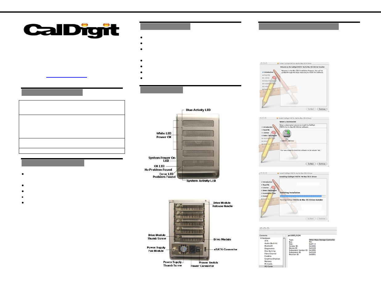 CalDigit S2VR HD Quick Installation User Manual | 2 pages