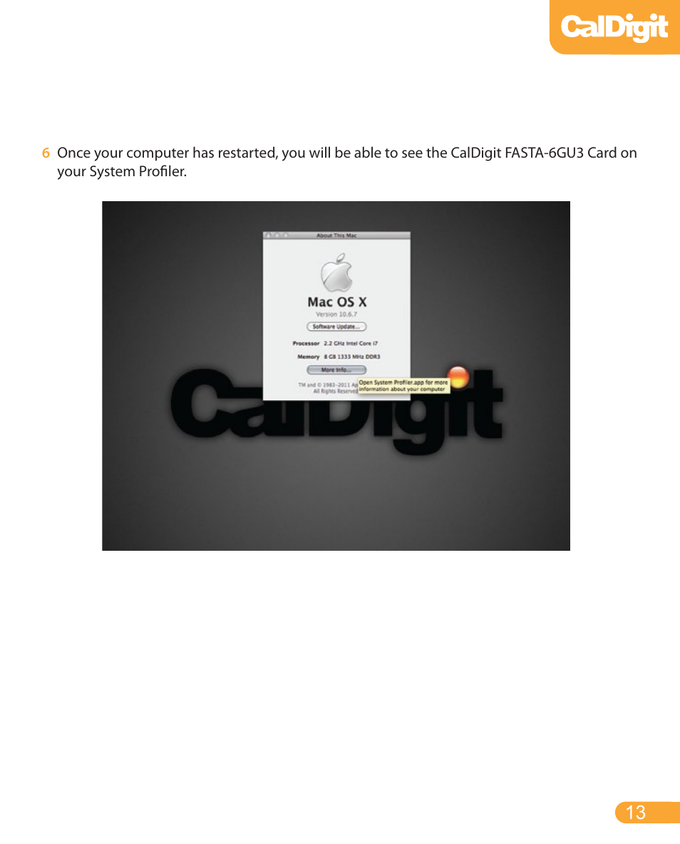 CalDigit FASTA-6GU3 Card User Manual | Page 13 / 15