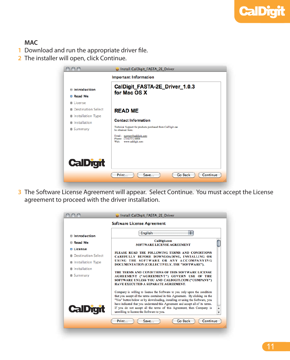 CalDigit FASTA-2ex Card User Manual | Page 11 / 15