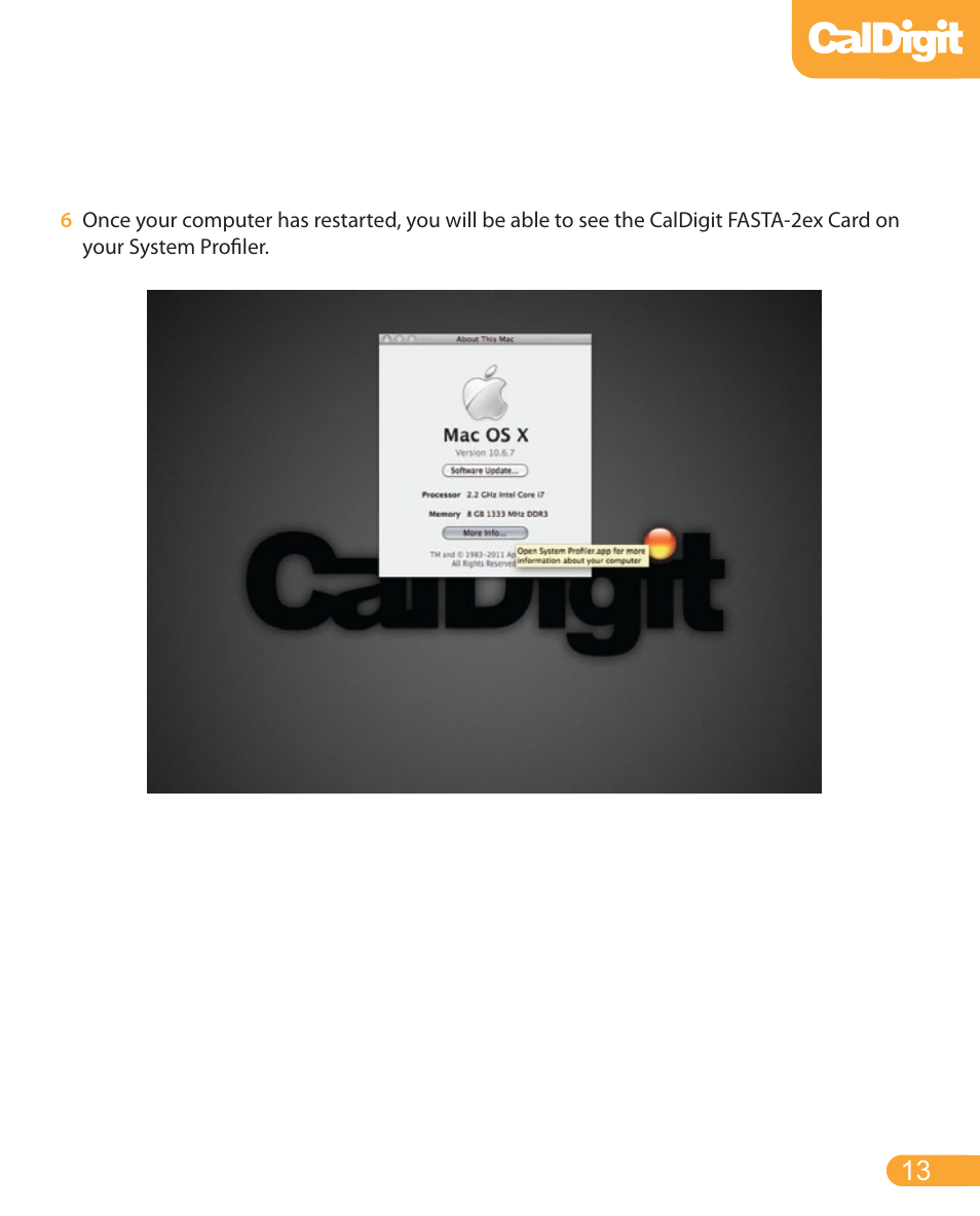 CalDigit FASTA-2ex Card User Manual | Page 13 / 15