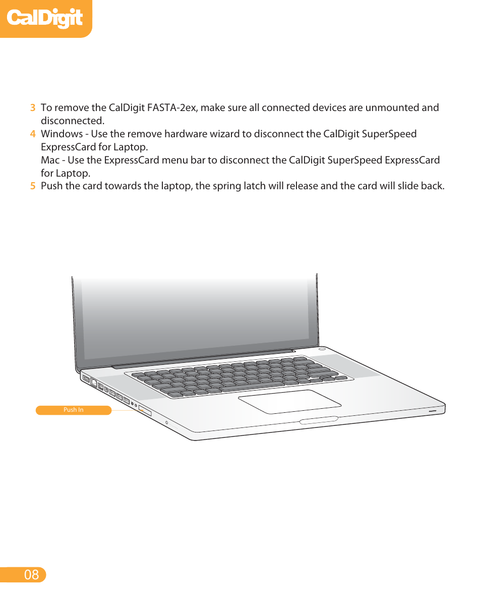 CalDigit FASTA-2ex Card User Manual | Page 8 / 15