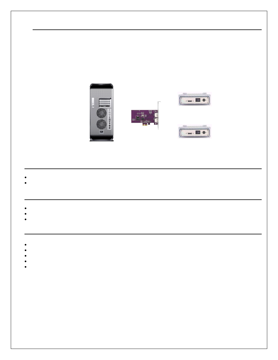 CalDigit FASTA-2e 2 Port PCI-Express SATA 3G Card User Manual | Page 3 / 8