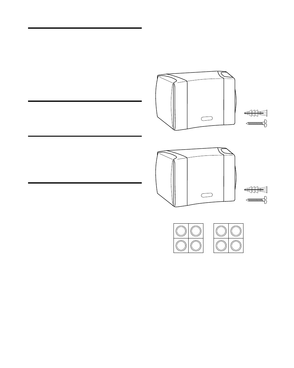 Cambridge SoundWorks S100 MultiPole Surround Speakers User Manual | Page 3 / 12