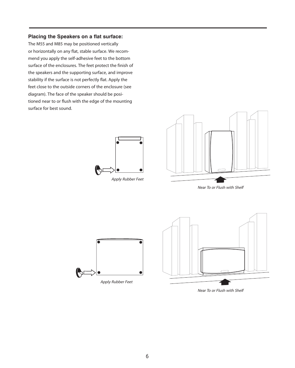 Cambridge SoundWorks M86 Bookshelf Loudspeaker User Manual | Page 6 / 12