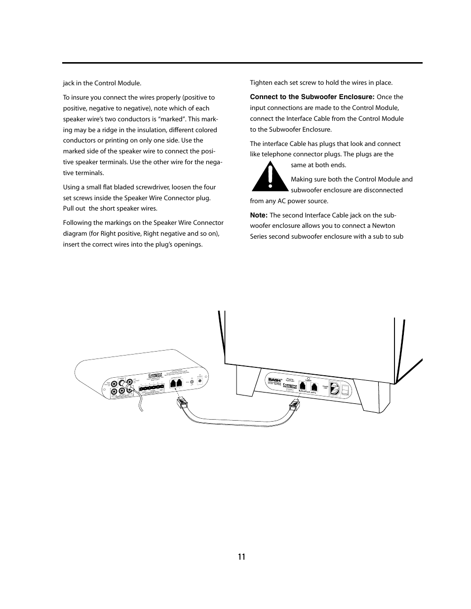 Jack 4o 5sing &ollowing | Cambridge SoundWorks P1005 1000 Watt Powered Subwoofer User Manual | Page 11 / 16