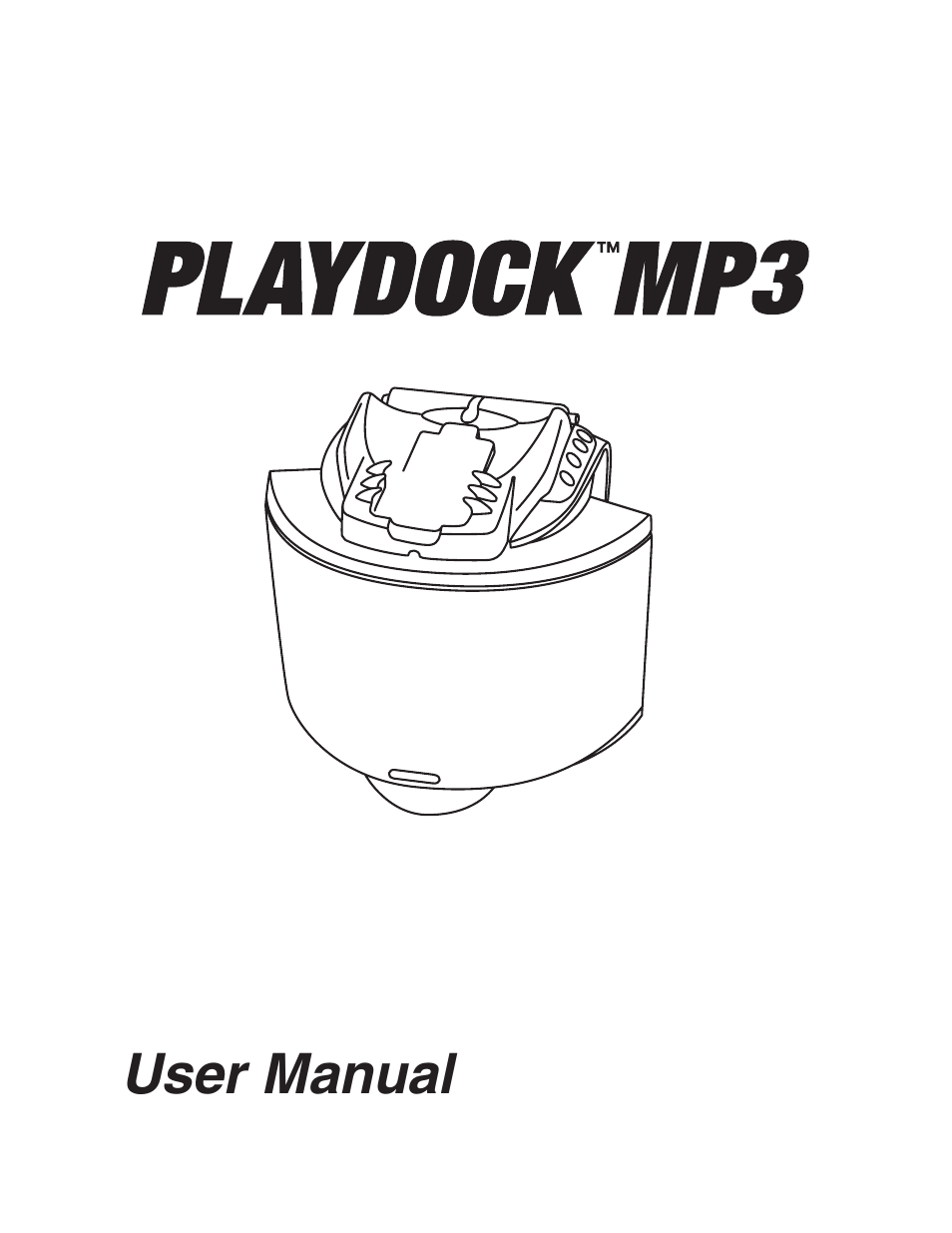 Cambridge SoundWorks PlayDock MP3 User Manual | 16 pages