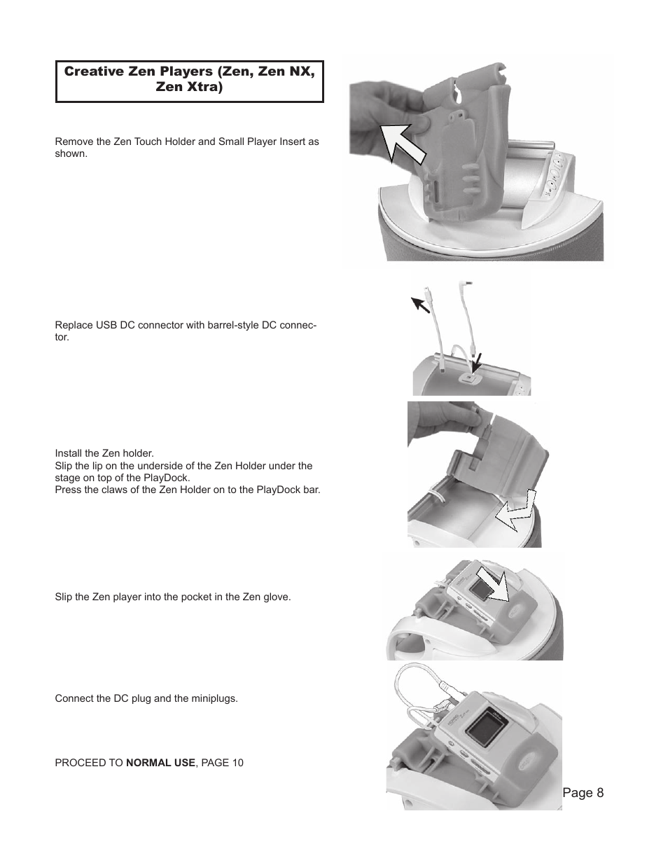 Cambridge SoundWorks PlayDock MP3 User Manual | Page 10 / 16
