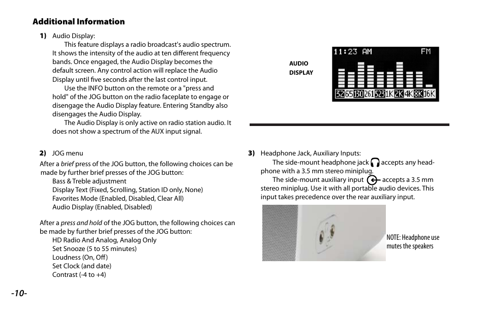 Cambridge SoundWorks SoundWorks Radio 820HD User Manual | Page 12 / 20