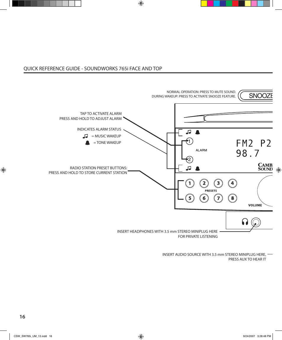 Cambridge SoundWorks SoundWorks 765i User Manual | Page 16 / 32