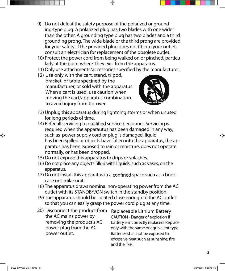 Cambridge SoundWorks SoundWorks 765i User Manual | Page 3 / 32