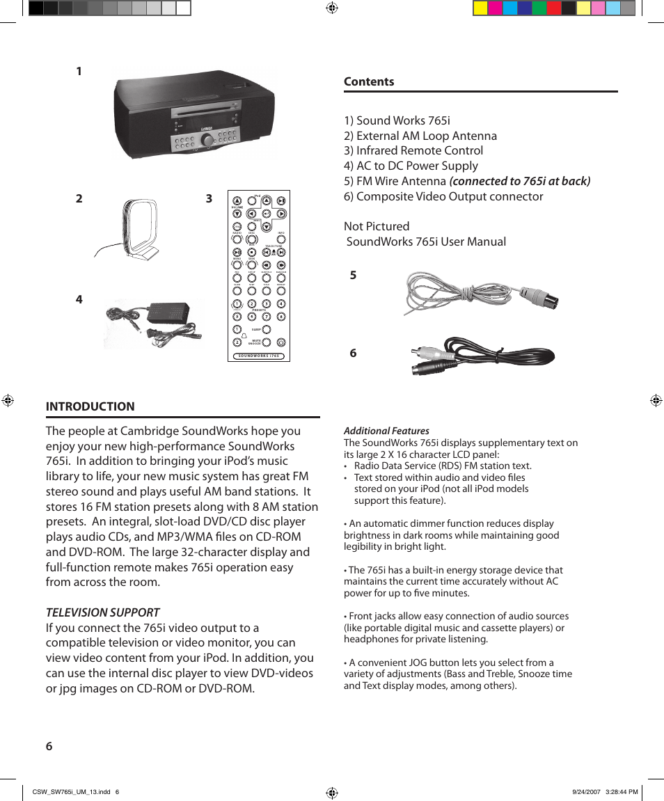 Cambridge SoundWorks SoundWorks 765i User Manual | Page 6 / 32