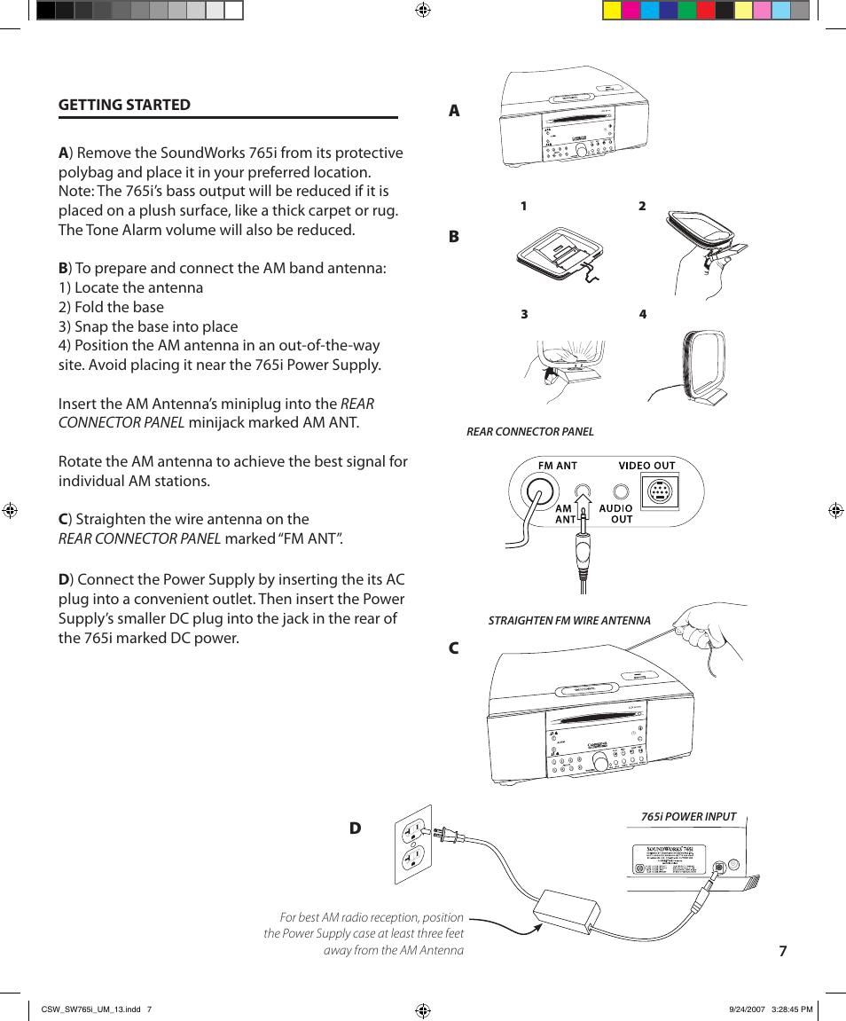 Cambridge SoundWorks SoundWorks 765i User Manual | Page 7 / 32