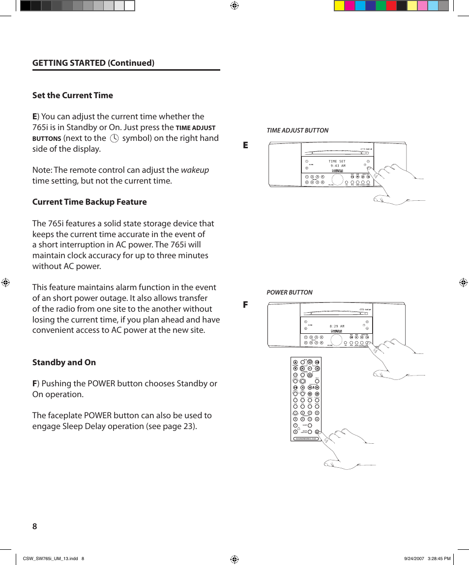 Cambridge SoundWorks SoundWorks 765i User Manual | Page 8 / 32