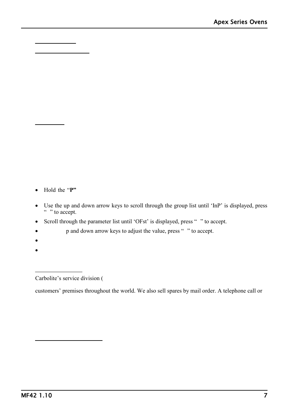 Maintenance | Carbolite AX120 User Manual | Page 7 / 12