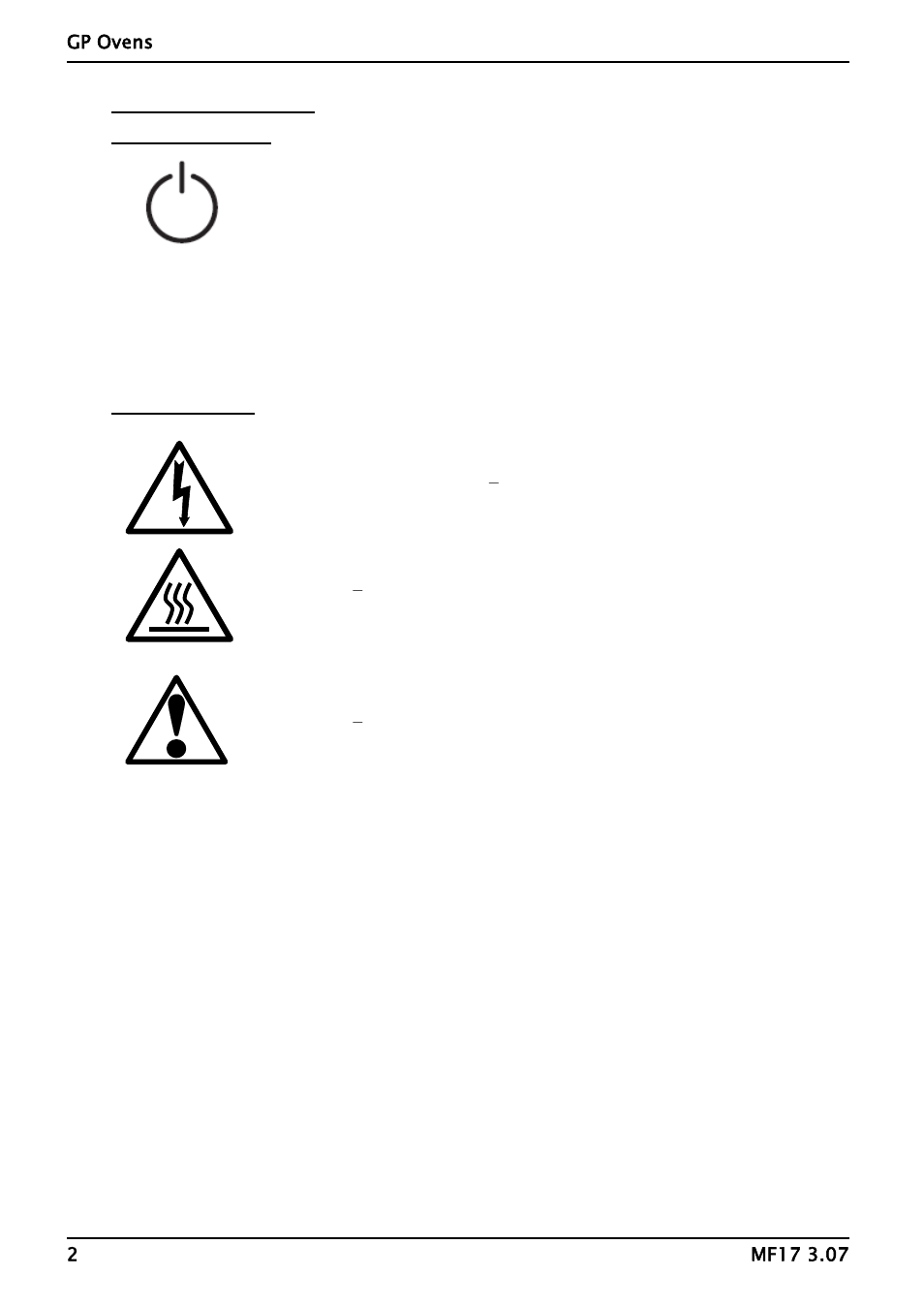 Carbolite GP Series User Manual | Page 2 / 16