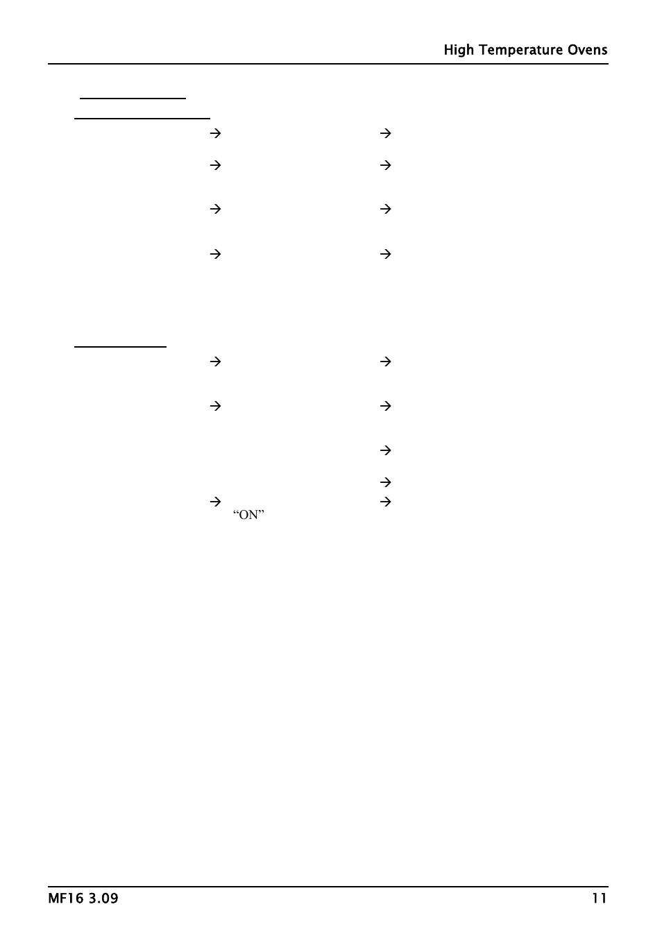 Fault analysis | Carbolite HTMA Series User Manual | Page 11 / 16
