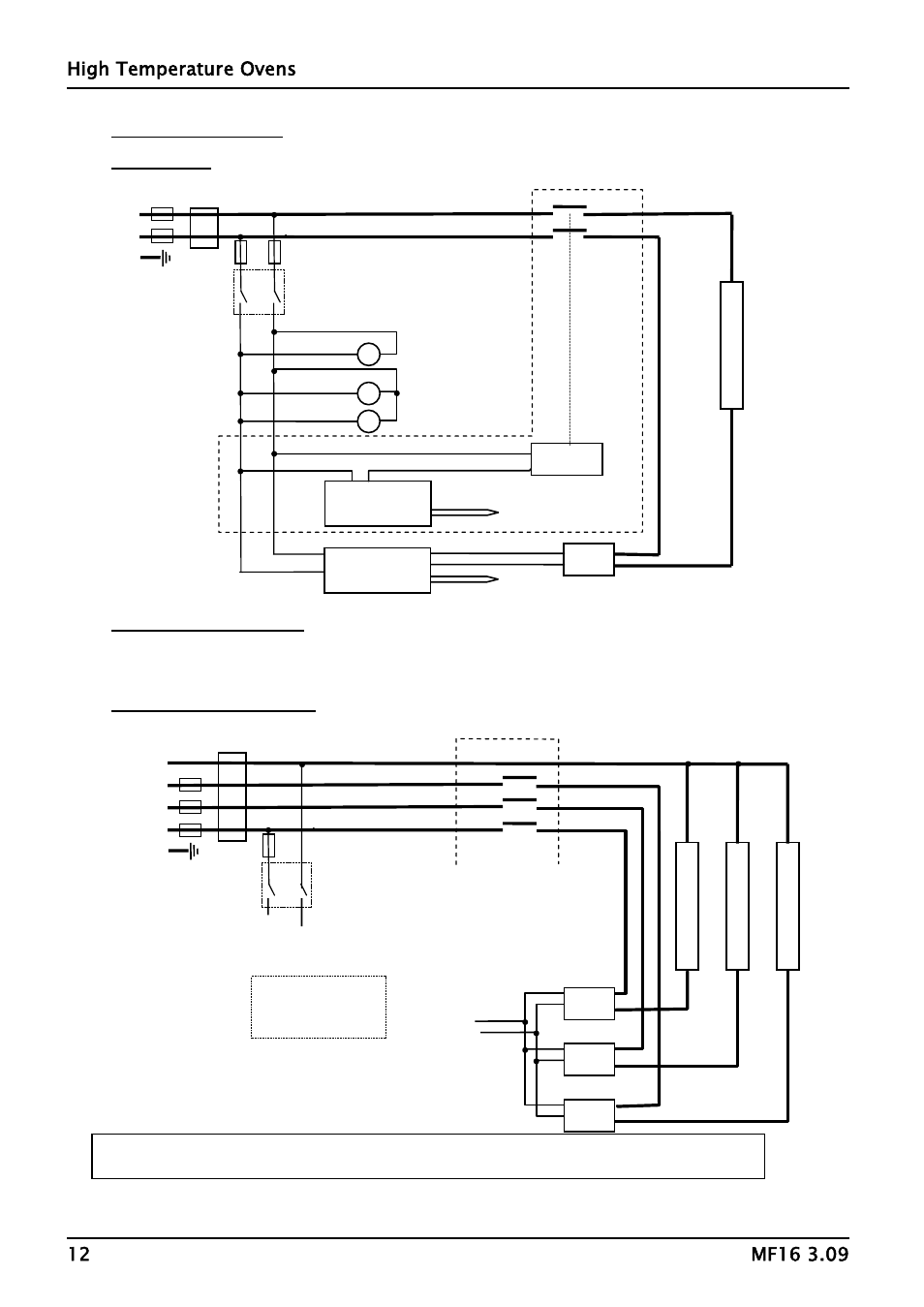 Circuit diagrams | Carbolite HTMA Series User Manual | Page 12 / 16
