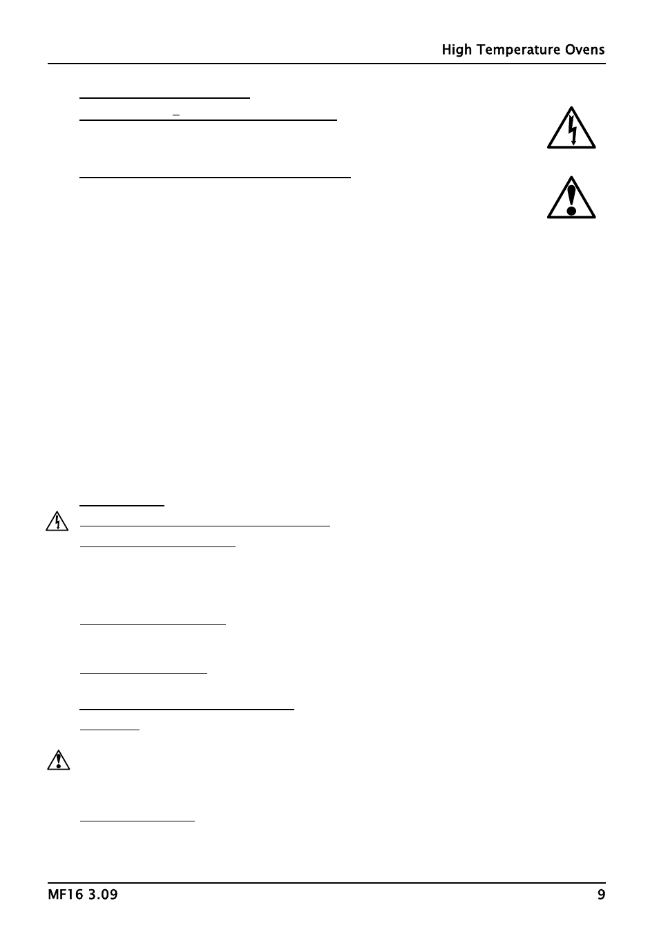 Repairs & replacements | Carbolite HTMA Series User Manual | Page 9 / 16