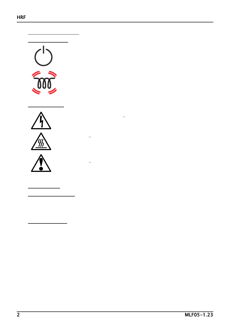 Symbols & warnings, Installation | Carbolite HRF 7/45 User Manual | Page 2 / 12