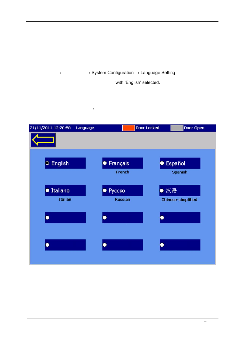 N 18, 18 language selection | Carbolite ABA 7/35B User Manual | Page 52 / 72