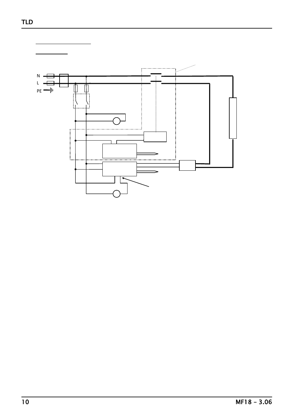 Circuit diagrams, Fuses & power settings | Carbolite TLD Series User Manual | Page 10 / 12